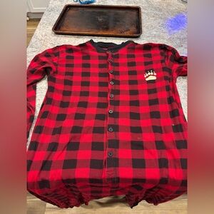 Unisex adult onesie by lazy one